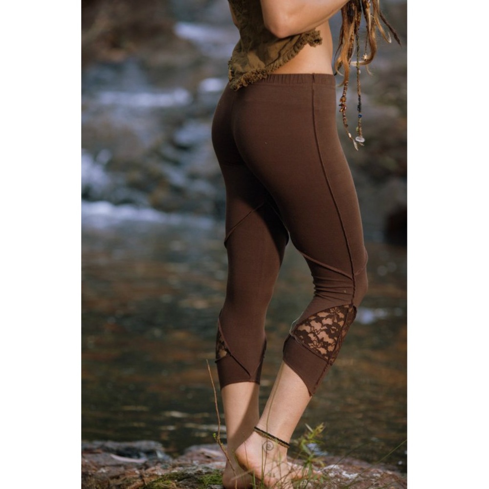 Layla Leggings Brown Festival Clothing Stylish